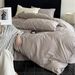 2 Simple Modern Wind Cloud Feel Ultra Soft Thick Woven Jacquard Cotton Three-Four Piece Set Four Seasons Single And Double Bedding_maomaolike.com