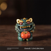Pair Of Lucky Stone Lions Healing Energy Good Things Happen Creative Crafts Ornaments Company Personal Souvenirs_maomaolike.com