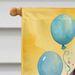 Dachshund Happy Birthday House Flag Large Porch Sleeve Pole Decorative Outside Yard Banner Artwork Wall Hanging, Polyester, House Size, Multicolor_maomaolike.com