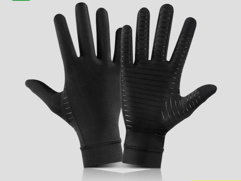 Pressure cotton ammonia touch screen rehabilitation training non-slip gloves Breathable care pressure gloves_maomaolike.com