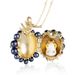 Animal Pendant Unique Delicate Women Brass Clavicle Chain Comfortable Fruit Easter Egg Necklace For Date_maomaolike.com