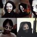 Cosplay Mask, Smiling Exorcist, Eye-rolling Funny Vinyl Half-face Headgear, Halloween Horror Mask_maomaolike.com