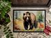 Grizzly Bear Doormat Front Door Mat Indoor Outdoor Rugs For Entryway, Non Slip Washable Low Pile, 24H X 36W_maomaolike.com