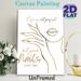 Nail Quote Painting Poster, Gilded Minimalist Line Art Poster, Stylish Nail-themed Inspirational Decor Ideal For Beauty Salons, Bedrooms_maomaolike.com