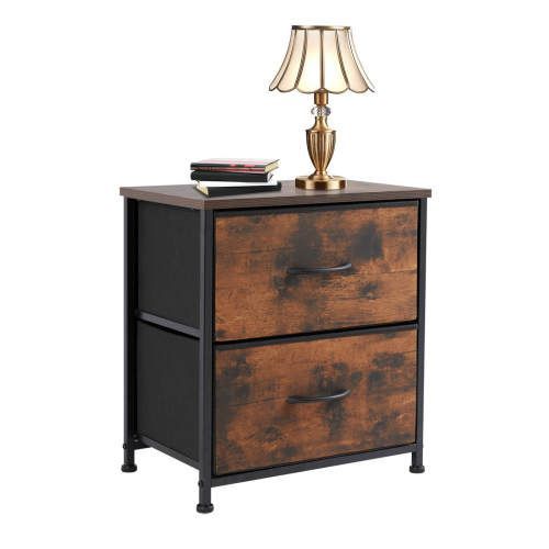 Living Room Cabinet Layers Set Of 2 Fabric Drawers Beside Nightstand Table Closet Chest Clothes Display Cabinet Of Furniture_maomaolike.com
