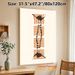 Abstract Dancer Painting Poster, Minimalist Abstract Split Figure With Orange Wavy & Striped Patterns Poster, Unique Artistic Decor Ideal For Living_maomaolike.com