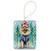 Keeshond Christmas Porcelain Ornament Christmas Tree Hanging Decorations For Home Christmas Holiday, Rectangle, Gift, Multicolor_maomaolike.com