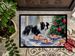 Border Collie Christmas Cookies Doormat Front Door Mat Indoor Outdoor Rugs For Entryway, Non Slip Washable Low Pile, 24H X 36W_maomaolike.com