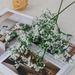 Artificial Gypsophila, 3-branch Snow-white Foam Gypsophila, Wedding Decoration Bouquet, Plastic Artificial Flowers,_maomaolike.com