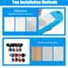 Wall-Mounted Wave Sunglasses Holder – Modular Eyewear Organizer For Glasses, Shades & Accessories (Space-Saving,_maomaolike.com