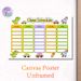 Class Schedule Painting Poster, Vibrant Cute Cartoon Style Poster, Practical Weekly Class Planner For Organizing Study Routines, Ideal For Classroom_maomaolike.com