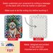 Lhasa Apso Christmas Reindeer Porcelain Ornament Christmas Tree Hanging Decorations For Home Christmas Holiday, Rectangle, Gift, Multicolor_maomaolike.com