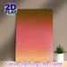 Gradient Abstract Painting Poster, Soft-toned Smooth Warm Color Gradient Poster, Calming Visual Decor Ideal For Living Room, Bedroom And Office_maomaolike.com