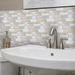 Funlife American Classic Style Imitation Marble Mosaic Tile Floor Stickers, Multiple Colors Available UB_maomaolike.com