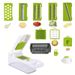 14-in-1 Multi-Functional Vegetable Chopper Set – Stainless Steel Slicer With 3 Blades, Container & Non-Slip Base For_maomaolike.com