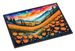 California Poppies In Color Doormat Front Door Mat Indoor Outdoor Rugs For Entryway, Non Slip Washable Low Pile, 24H X 36W_maomaolike.com