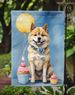Akita Happy Birthday Garden Flag Mailbox Flag Decorative Yard Flag Banner Outside Patio Artwork Yard Flower Beds, Garden Size, Multicolor_maomaolike.com