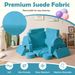 14 PCS Modular Kids Play Couch For Playroom And Bedroom Suede Fabric Covers Zipper Head Covers Protect_maomaolike.com