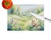Rabbit Springtime Meadow Glass Cutting Board Decorative Tempered Glass Kitchen Cutting And Serving Board Large Size Chopping Board_maomaolike.com