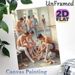 Male Ballet Dancers Painting Poster, Warm-toned Impressionist-style Studio Scene Poster, Artistic Portrayal Of Dancers Preparing, Suitable For Dance_maomaolike.com