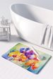 Orchids In Watercolor Memory Foam Kitchen Mat Machine Washable Anti-Fatigue Mat Cushion Comfort Bath Mat Or Kitchen Rug_maomaolike.com