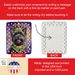Cairn Terrier King Of Mardi Gras Porcelain Ornament Christmas Tree Hanging Decorations For Home Christmas Holiday, Rectangle, Gift, Multicolor_maomaolike.com