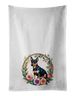 Miniature Pinscher And Flowers Kitchen Towel Set Of 2 White Dish Towels Decorative Bathroom Hand Towel For Hand, Face, Hair, Yoga, Tea, Dishcloth, 19 X 28", White_maomaolike.com