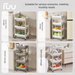 Home Desktop Snack Plastic Storage Floor Multi-layer Organizer Trolley Display Layered Rack Integrated_maomaolike.com