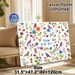 Floral & Bird Themed Painting Poster, Vibrant Whimsical Folk Art Poster, Colorful Decorative Piece With Vivid Blooms And Birds, Ideal For Living Room_maomaolike.com
