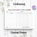 Allowance Tracker Painting Poster, Pastel-colored Structured Table Poster, Practical Tool To Track Weekly Tasks And Earned Allowance For Home Use_maomaolike.com