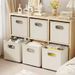 Large Capacity Drawer-style Folding Storage Box, Household Fabric Storage Box, Square Desktop Storage Box_maomaolike.com