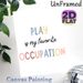 Play Quote Painting Poster, Pastel Color Typography Poster, Whimsical Cheerful Text Art, Ideal For Living Room And Play Space Decor_maomaolike.com