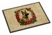 Belgian Malinois Christmas Flowers Doormat Front Door Mat Indoor Outdoor Rugs For Entryway, Non Slip Washable Low Pile, 24H X 36W_maomaolike.com
