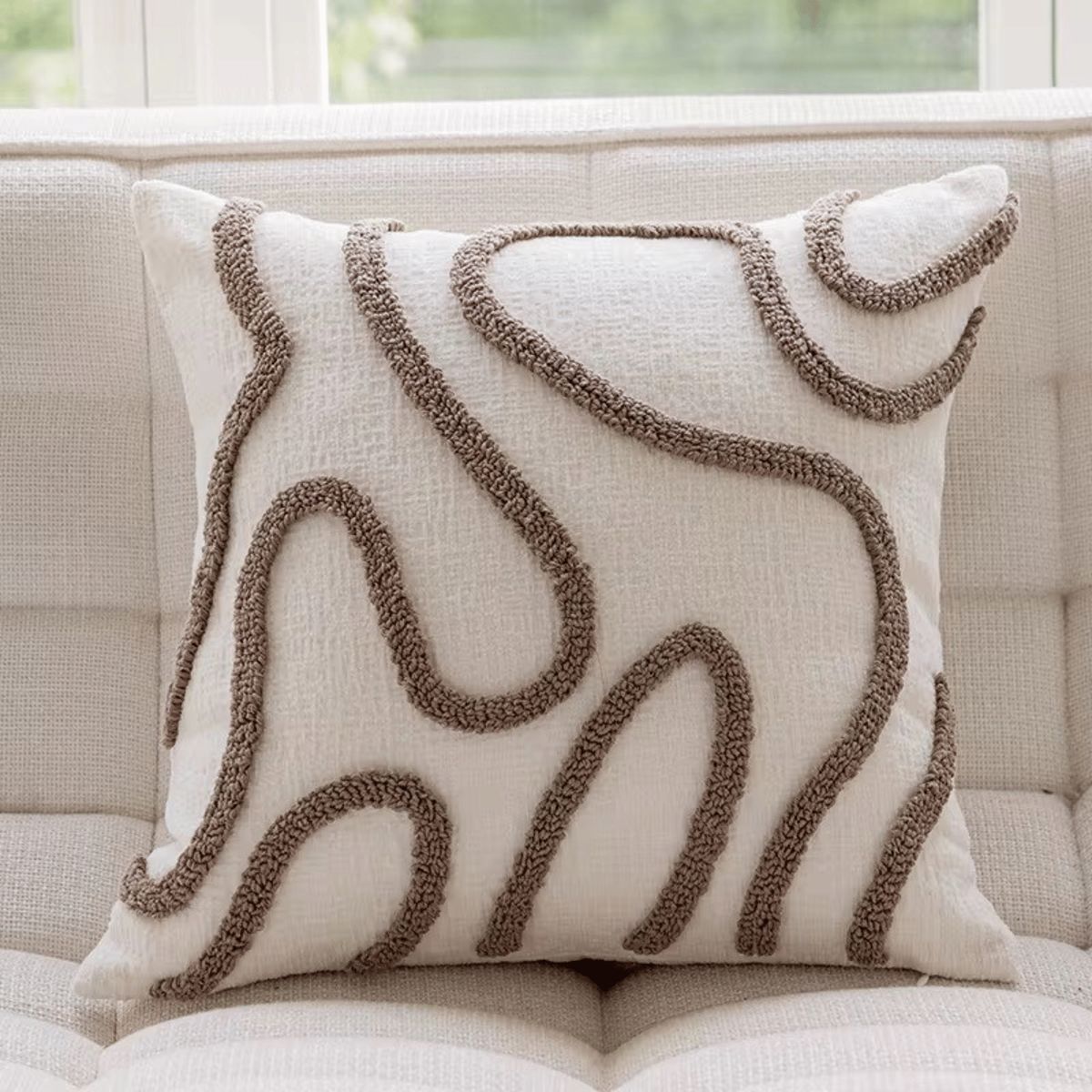 Tufted Nordic Throw Pillow Cover_maomaolike.com