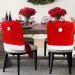 4pcs Christmas Chair Covers,Santa Hat Chair Back Cover Xmas Slipcover For Christmas Dinning Room Home Decoration Supply,Red_maomaolike.com