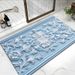 Bathroom Mat Toilet Mat Shower Mat Entrance Rug Absorbent Non-Slip Mat Soft Quick-Dry Machine Washable_maomaolike.com