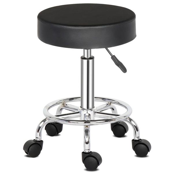 Bar Stool Fashionable Comfortable Round Stool Black Ha Ha Feet Rotation Bar Stool_maomaolike.com