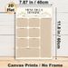 French Weekly Menu Planner Painting Poster, Elegant Neutral-toned Meal Schedule Poster, Organizes Weekly Meals And Grocery Lists, Ideal For Kitchen_maomaolike.com