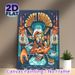 Daniel Donato's Cosmic Country Concert Painting Poster, Vibrant Psychedelic Fantasy Music-themed Graphic Poster, Artistic Eye-catching Decor Ideal For_maomaolike.com
