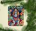 Basset Hound Christmas Porcelain Ornament Christmas Tree Hanging Decorations For Home Christmas Holiday, Rectangle, Gift, Multicolor_maomaolike.com