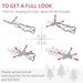 7.5 Ft Tall Prelit Artificial Christmas Tree Holiday Décor With 1518 Branches, 500 Warm White LED Lights, Auto Open, White_maomaolike.com