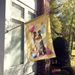 Sheltie Happy Birthday House Flag Large Porch Sleeve Pole Decorative Outside Yard Banner Artwork Wall Hanging, Polyester, House Size, Multicolor_maomaolike.com
