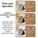 LED Makeup Foldable Portable Eyeglass Vanity Desktop Light-Up Dormitory Office Mirror_maomaolike.com