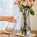 Water Drop Light Luxury High-end Transparent Glass Vase, Suitable Flower Arrangements, Dried Flowers, Water-cultivated_maomaolike.com