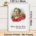 Julius Caesar Themed Painting Poster, Soft Watercolor Portrait Poster, Inspirational Latin Quote Design, Ideal For Home Study And Office Decor_maomaolike.com