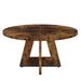 Dining Table, Round Wooden Kitchen Dinner Table For 4 People_maomaolike.com