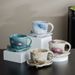 Ceramic Coffee Cup And Dish Set For Home Use, High-end And Exquisite Mug_maomaolike.com
