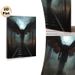 Mothman Themed Painting Poster, Dark Gothic Shadowy Winged Creature Poster, Spooky Atmospheric Artwork With Glowing Red Eyes, Ideal For Home Wall_maomaolike.com