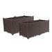 SOGA 2X 80cm Raised Planter Box Bed Deepen_maomaolike.com