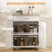 Kitchen Island Cart, Rolling Island Table With Solid Wood Top, Trolley Cart With Drawer, Storage Cabinet & Towel Rack, White_maomaolike.com